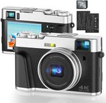 4K Digital Camera for Photography Autofocus, 48MP YouTube Vlogging Camera with 2.8" Screen, 16X Digital Zoom Video Camera Anti-Shake with 32GB SD Card, Compact Point and Shoot Travel Cameras for Gifts