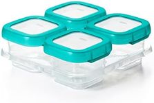 OXO Tot Baby Blocks Food Storage Containers, Teal, 4 Ounce