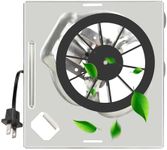 【Upgrade Pure Copper】 696N-R02 B Unit 70CFM Fan, Compatible with Broan 688-K, 688-G, 688-H, 688-J, Compatible with Nutone 696N-R01/R02 B Unit, 2.5Sones, S97012026 Bathroom Fan Motor Assembly