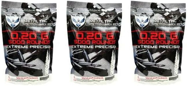 MetalTac® Airsoft BBS 0.20g 15,000 Round 6mm BBS Airsoft Pellets for Airsoft bb Guns