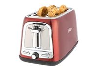 Oster 4-Slice Long Slot Toaster with Advanced Toast Technology, Candy Apple Red