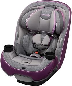 Safety 1st Grow and Go All-in-One Convertible Car Seat, Rear Facing Car Seat 5-40 lbs, Forward Facing Car 30–65 lbs, High Back Booster Seat 40-100 lbs, Sugar Plum Pop