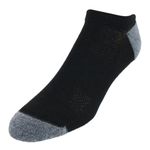 Hanes FreshIQ™ X-Temp® Super Low No Show Socks 12-Pack (LTAC10) -BLACK -6-12 -12PK