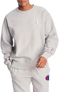 Champion LIFE Men's Reverse Weave Sweatshirt, Oxford Gray, Large