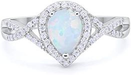 Blue Apple Co. Halo Teardrop Weddin