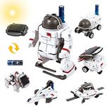 REMOKING 6 in 1 Space Solar Robot Kit,STEM Projects for Kids Age 8-12,DIY Educational Building Science Experiment Kit,Engineering Kit for 7 8 9 10 Year Old Teen Boys Girls Christmas Birthday Gifts