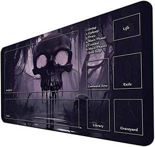 STORKY MTG Game Playmat, TCG Play Mat for MTG TCG 24 x 14 inches Trading Card Inked Game Playmats with Storage Bag Smooth Rubber Surface Battle Game