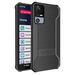 BELTRON Jitterbug Smart 4 Phone Case, Slim Industrial Strength Protective Grip Case with Reinforced Technology for TCL 40XL / Lively Jitterbug Smart4 (Black)