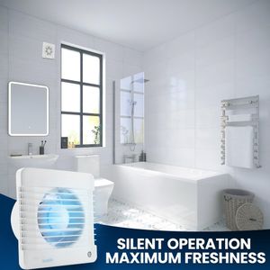 VENTS Silenta 100mm Bathroom Extractor Fan – Quiet Ventilation