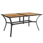 Outsunny Outdoor Dining Table for 6