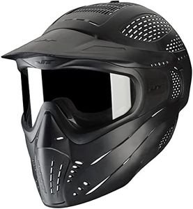 JT Premise Total Headshield Paintball Goggle with Single Lens, Black