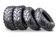 WANDA Full set ATV/UTV Tires 25x8-12 Front & 25x10-12 Rear /6PR