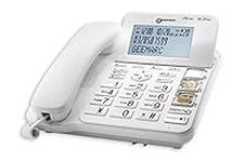 Geemarc CL595 - Amplified Corded Telephone with Answering Machine, Talking Keypad, Large Buttons and SOS Function for Seniors - Medium to Severe Hearing Loss - Hearing Aid Compatible - UK version