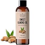 Sweet Almond Oil for Hair, Pure Almond Oil for Skin, 100% Pure Almond Carrier Oil for Hair - Carrier Oil for Essential Oils Mixing, Almond Oil for Ears & Face, Sweet Almond Oil for Skin Care - 100ml