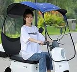 KTTR Electric Motorcycle Canopy Battery Car Window Cover Rain Protection Thickened Tram Canopy Shade Sun Scooter Umbrella