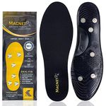 MagnetRX® Magnetic Shoe Insoles - Gel Comfort Magnetic Shoe Inserts with Magnets - Foot Orthotics Magnetic Insoles (Men’s: US 7-12 / EU 41-46)