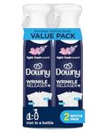Downy Wrinkle Releaser Spray, All In One Wrinkle Release Spray, Odor Eliminator, Static Remover, Fabric Refresher & Ironing Aid for Clothes, 9.7 Fl Oz (Pack of 2), Fresh Scent