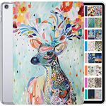 DuraSafe Cases for iPad 7.9 Inch Mini 5 Generation 2019 [ Mini 5th Gen ] A2133 A2124 A2126 A2125 MUQY2HN/A MUQW2HN/A MUQX2HN/A MUU62HN/A Printed Slim Hard Shell Protective Stand Cover - Deer Print