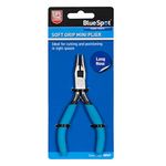 Blue Spot 08507 Mini Long Nose Plier with Dipped Handle - Blue