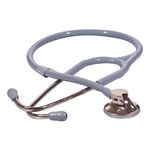 RCSP cardiology stethoscope for docotor 's and medical student Rose Gold Color Brass Single Head (GREY)