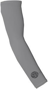 SParms Premium Sun Protection Arm Sleeves (Grey, XXL)