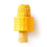 Chef'n Cob Corn Stripper, Sweetcorn Kernel Remover Tool, Yellow, 7 x 5 cm