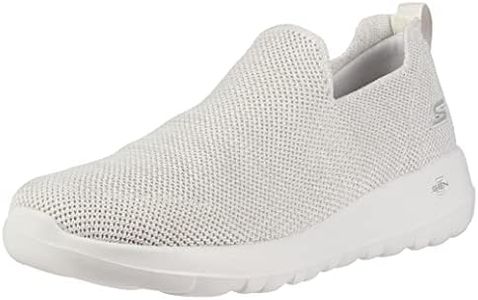 Skechers Men's Go Max-Athletic Air Mesh Slip on Walking Shoe Sneaker, Off-White, 11