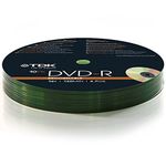 TDK® DVD-R DVDR 16x Speed 4.7 GB 120 Min Video 10 Pieces 10pcs Blank Media Discs 10 DVDs Pack (4 Packs (40 DVDs))