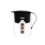Pexlar Alkaline Water Filter Jug 4L | Alkaline Water Generator with Antioxidant & Antibacterial Technology | pH 8–8.5 Ionizer | Mineralized Drinking Water | BPA Free (Black)