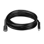 YORKING Pressure Washer Hose Drain Cleaning Kit 5M Hose with M22 Thread Quick Coupling Type Water Pipe High-Pressure Hose for Karcher K3 K4 K5