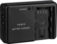 VW-BC-10 Camera Charger Suitable for VW-VBT380, VW-VBT190, VW-VBY100, VW-VBK180, VW-VBK360 Compatible with Panasonic HDC-, HC- and SDR-series camcorders.