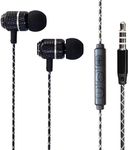 AMPLE® EARPHONES, SONY XPERIA E5, XPERIA E4, XPERIA E3, XPERIA E1, XPERIA E Wired Bass Stereo In-ear Headphone Earphone Headset Earbuds with Remote and Mic Microphone with 3.5mm Jack (BLACK)