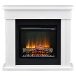 Dimplex Portland 23inch Optiflame Suite, Fully Assembled Electric Fireplace With Choice Flame Colours, Adjustable Flame Brightness, Remote Control. 107cm Wide
