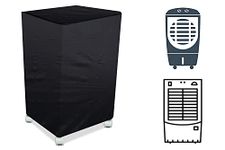 Stylista Cooler Cover Compatible for Bajaj DC 55 DLX 54 Liter Medium Tower Cooler Black Color