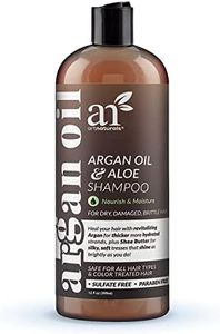 Artnaturals Moroccan Argan Oil Shampoo - (12 Fl Oz / 355ml) - Moisturizing, Volumizing Sulfate Free for Women, Men and Teens - Used for Colored and All Hair Types, Anti-Aging Care