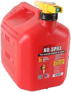 No-Spill 1450 5-Gallon Poly Gas Can (CARB Compliant),Red