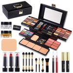 RoseFlower 39 Colors Cosmetic Makeup Palette, Makeup Kit, All-in-One Makeup Se Full Makeup Essential Starter Kit for Beginners or Pros, Included eyeshadow, Lip Gloss, Blusher, Eyeliner, Mascar