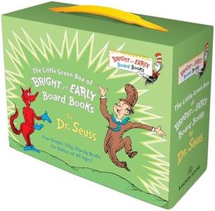 Little Green Boxed Set of Bright and Early Board Books: Fox in Socks; Mr. Brown Can Moo! Can You?; There's a Wocket in My Pocket!; Dr. Seuss's ABC (Bright & Early Board Books)