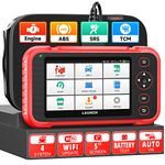 OBD2 Scanner Car Diagnostic Tool LAUNCH CRP123i V2.0, OBD Scanner with 4 System ENG/ABS/SRS/AT Diagnosis, 7 Reset Throttle/Oil/SAS/DPF/ABS/Brake/BMS Auto, Lifetime Software Update