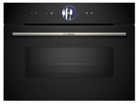 Bosch Serie 8 Compact Electric Single Oven - Black