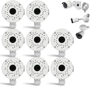 New Upgrade Security Camera Junction Box,Universal IP Camera Mount,Security Camera Bracket Outdoor,Metal Aluminum Waterproof Security Camera Mount,Blink Camera Mount