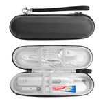 Electric Toothbrush Travel Case for Oral-B/Pro 1000 1500 5000 7000 6000 9600, Philips Sonicare ProtectiveClean 4100 6100 5100 6500 7500 Electric Toothbrush, Hard EVA Case Protective Cover Storage Bag