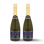 St. Regis Secco 2 Pack (2 x 750 ml Per Bottle) - Non Alcoholic Sparkling Wine - Low Carb and Low Sugar - Perfect Food Pairing - Ideal Wedding Gifts or Gift Baskets - Enjoy Life and Flavorful Wine