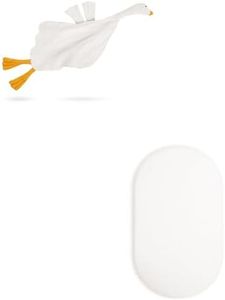 Wimist Baby Toys Lovey Duck Blankets and Baby Bassinet Sheet Set