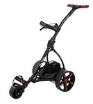 Ben Sayers 18-Lithium Electric Golf Trolley - Black/Red, 18-Hole