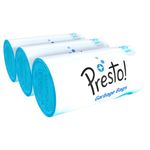 Amazon Brand - Presto! Garbage Bags Medium 90 Count|19 x 21 inches Blue, For Dry Waste|30 bags/roll (Pack of 3)