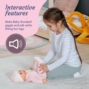 Baby Annabell Interactive Doll 43cm – Realistic Baby Toy