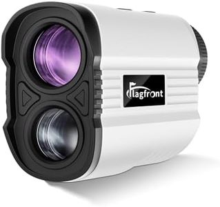 Flagfront Range Finder Golf Rangefinder with Slope,1100 Yards Golf Range Finder Magnetic, 6X Magnification with Flag Pole Lock Vibration for Golf Course