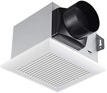 Tech Drive Very-Quiet 80 CFM, 1.5 Sone No Attic access Needed Installation Bathroom Ventilation and Exhaust Fan