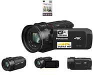 Panasonic HC-VX1 EB-K Camcorder/Camera 4K - Leica Dicomar Lens - 25mm Wide Angle / 24x Optical / 32 x Intelligent Zoom, Wireless Multi Camera